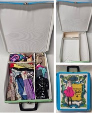 Vintage 1968 World of Barbie Doll Case #1002 w/Authentic Clothes Lot Mod + Other picture