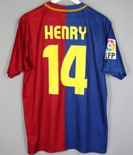 FC BARCELONA SPAIN 2008 2009 HOME FOOTBALL SHIRT JERSEY NIKE #14 HENRY picture