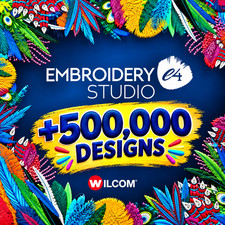 Wilcom E4.2 + Corel- Embroidery Digitizing Studio⭐500k Designs⭐INSTANT DELIVERY⭐ picture