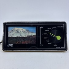 JVC Model 8000 Yellow Triangular AM Radio Picture Display Window 60’s WORKS  EUC picture
