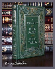 Treasury of Irish Fairy and Folk Tales New Sealed Leather Bound Collectible Gift picture