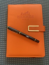 Hermes VIP Orange Notebook with Pen picture
