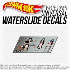 1/64 ANIME ITASHA Custom White Toner Universal WaterSlide Decal for Hot picture