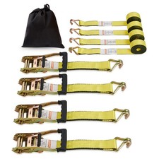 Uimoso 4 Pack Ratchet Tie Down Straps 5000 lbs 2