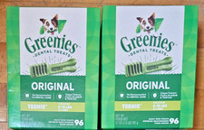 Greenies Teenie Original Natural Dental Dog Treats Chicken 96 Count 2 Pack picture