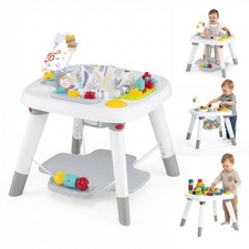 6-in-1 Baby Activity Center with Height Adjustable Board, Detachable Toys Music picture