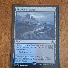 Shipwreck Marsh Innistrad: Midnight Hunt Regular Rare 267 English 2021 picture