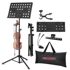 5 Core Music Stand Adjustable Book Stands Foldable Portable Sheet Holder picture
