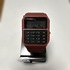 CASIO digital watch CA-53WF-4B used battery operated black digital watch picture