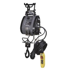 Bannon Compact Electric Cable Hoist, 1100-Lb. Capacity, 95ft. Lift, 110 Volts, picture