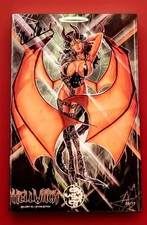 Hellwitch Gallery #1 Divine Edition #40/77 Harrigan Cover Coffin Comics Signed  picture