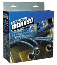 Moroso 73664 Ultra 40 Spark Plug Wires SBC Small Block Chevy 350 383 400 OVC HEI picture