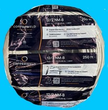 COPPERWELD 12/2 NM-B 250 ft, Copper Clad Aluminum, Non-Metallic Sheathed Cable. picture