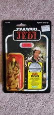 Original & Vintage: 1983 HAN SOLO in Trench Coat: Star Wars ROTJ=77 Back MOC NEW picture