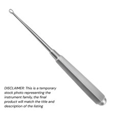 4x Piffard Dermal Curettes, Oval Tip, 6.25