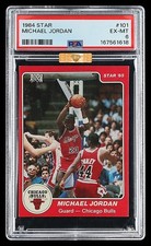 1984 STAR #101 MICHAEL JORDAN ROOKIE RC PSA 6 picture