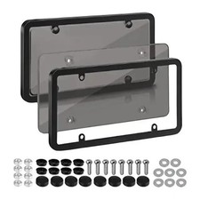 6.3 Clear Reflective License Plate Frame Shield Cover Toll Red Light Camera picture