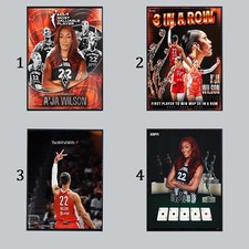 A’ja Wilson First Player To Win MVP 3X In A Row 2026 Poster picture
