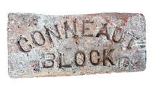 VINTAGE BRICK PAVER CONNEAUT BLOCK CO picture