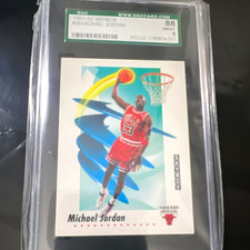 SkyBox 1991-92 Michael Jordan #39 Chicago Bulls NBA 2-Card Lot SGC Graded picture