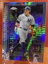 Ben Rice 2025 Topps Prism Refractor Holographic like background#139RC Comb/ShIp picture