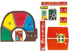 Vintage FISHER-PRICE Little People GARAGE 930 REPLACEMENT LITHOS STICKERS DECALS picture