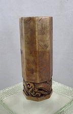 Vintage Chinese Carved Shoushan Stone Dragon Chop Stamp Seal 5 1/4