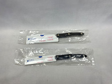 CUTCO 3721 KQ SANTOKU STYLE TRIMMER & CUTCO 1764 KP CHEESE KNIFE -NEW OPEN BOX picture