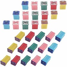 Kit Surtido De Fusibles Para Automovil De 30 Piezas, Caja Alta Y Baja De Com... picture