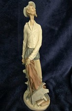 Lladro 4854 Don Quixote Standing with Sword Figurine Glossy Vintage MINT W/Box picture