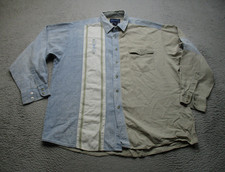 Vintage Wrangler Shirt Mens XL Aztec Stripe Button Up Western Brushpopper picture