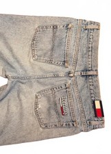 Vintage 90s Y2K Tommy Jeans Light Wash High Rise Denim 30x28 picture