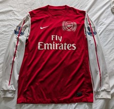 Nike Arsenal 2011/12 Van Persie Men's Soccer Jersey Long Sleeve Dri-FIT Size L picture