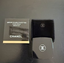 CHANEL Mirror Duo Compact Double Facette Makeup Black in box  picture