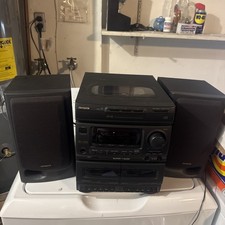 Aiwa NSX-3200 3-CD Stereo System w/ SX-N3200 Speakers, Super T-Bass, Karaoke picture
