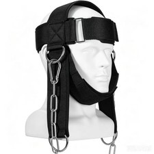 Neck Harness For Weight Lifting Portable Neck Muscle Builder Adjustable Nylon picture