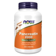 NOW FOODS Pancreatin 2000 250 Capsules picture