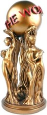Scarface The World Is Yours 12 Inch Statue Paperweight Collectible Bronze Finish picture