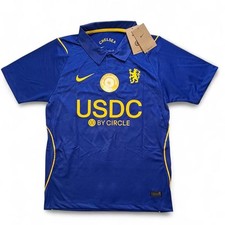 Nike Chelsea 2026/27 home shirt in blue with yellow accents number 10 Palmer on picture