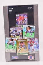 1991 Fleer Ultra Football Factory Sealed Box W/ 36 Packs picture