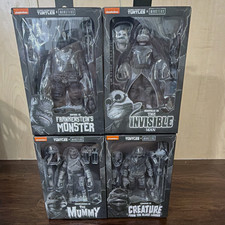 NECA TMNT Universal Monsters Action Figure 4-Pack Black & White Set Sealed NIB picture