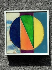 Original Framed Abstract Mixed Media Contemporary Modern Art picture