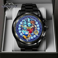 Kingdom Hearts 25th Anniversary Black Stainless Steel Watch –7117 picture