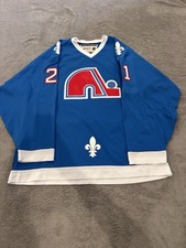 CCM NHL Vintage Hockey Jersey Peter Forsberg #21 Quebec Nordiques Size XL picture