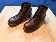 Wolverine 1000 Mile Men's 10.5D Brown Leather Vibram Boots Free Same-Day Ship picture