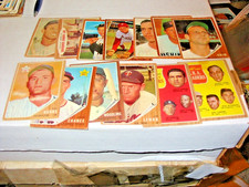 1962 Topps 13 Card Value Lot 2hofs,5stars,1yank,5highs Spahn, Ford-Bunning++++ picture
