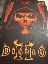 Diablo II PC Big Box CD-ROM Game Blizzard 2000 - Complete, Base Game Only picture