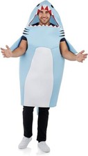 Adult Shark Attack Costume Men`s Women`s Jaws Animal Suit One Size Halloween picture