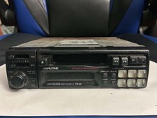 ALPINE CAR STEREO 7510 Vintage Cassette Deck Player No Wiring Harness picture