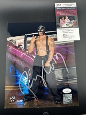 Rey Mysterio Signed 8x10 Original Promo Photo WWE WWF AEW TNA JSA Authentic picture